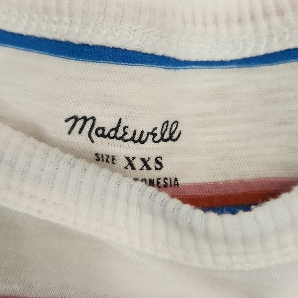Madewell Cotton Striped Fitted Tshirt - Picture 2 of 3